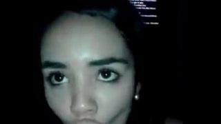Amateur Mexican Teen Slut Sucking Cock & Balls